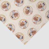 ポインタ絵を描ズイングリッシュカワイイオリジナルペットドッグアート 薄葉紙 (詳細)