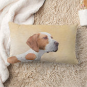 ポインタ絵画ズ – かわいいオリジナルドッグアート ランバークッション (ブランケット)