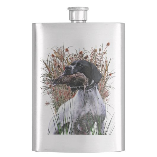 ポインタ、狩りウッドコックフラスコ フラスク (正面)