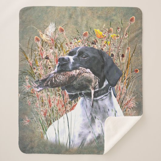 ポインタ、狩り木栓 シェルパブランケット (正面)