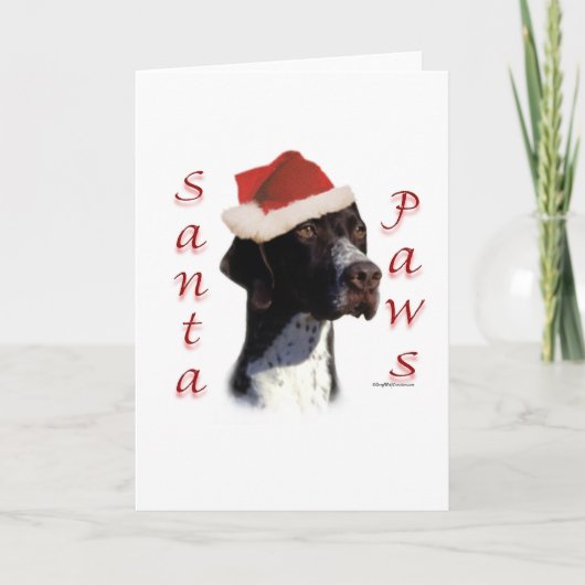 ポインタSanta Paws シーズンカード (正面)