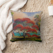 ポインチアナ王室のツリー&ボートバイマズ クッション (ブランケット)