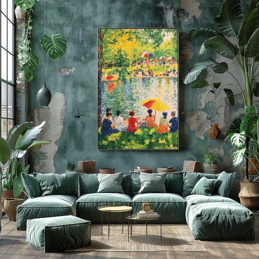 ポインティリスパークシ鮮やかーンと夏色 ポスター