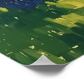 ポインティリスパークシ鮮やかーンと夏色 ポスター (角)