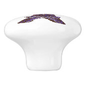 ポインティリズムエッフェルタワーのセラミック引出しノブ セラミックノブ (側面)