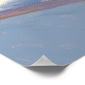 ポインティリズムフローラアートとサンライトガーデンビュー ポスター (角)