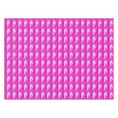 ポインティングピンクの人魚 テーブルクロス (正面(横))