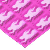 ポインティングピンクの人魚 テーブルクロス (アングル)