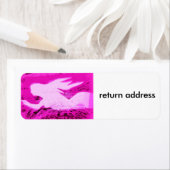 ポインティングピンクの人魚 ラベル (インサイチュ)