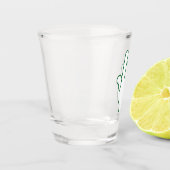 ポインティングフィンガーショットグラスはっきりした – バーウェア文 ショットグラス (左)