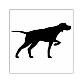 ポインティングポインタードッグブリードシルエットゴムスタンプ ラバースタンプ (インプリント)