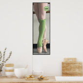 ポインテシューズバレエポスター ポスター (キッチン)