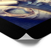 ポインテシューポスター12" x 12" ポスター (角)