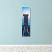 ポインテデカーモヴァンライトハウスバーチカルキャンバスアート キャンバスプリント (インサイチュ (ウッドフロア))