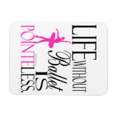 ポインテレスバレエ磁石 マグネット (横)