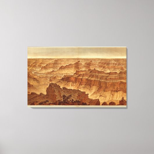 [ポイントからのパノラマ] キャンバスプリント (正面)