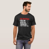 ポイントでモスマンが私の触媒コンバーターを盗んだ Tシャツ (正面フル)