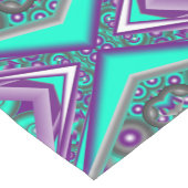 ポイントに対して同心円で囲まれた抽象芸術 ショートテーブルランナー (コーナー)