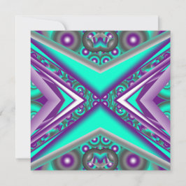 ポイントに対して同心円で囲まれた抽象芸術 ノートカード