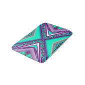 ポイントに対して同心円で囲まれた抽象芸術 バスマット (アングル)