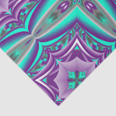 ポイントに引き出された同心円抽象芸術 薄葉紙 (詳細)