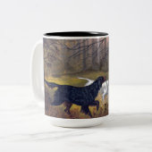 ポイントのゴードンセッター ツートーンマグカップ (正面左)