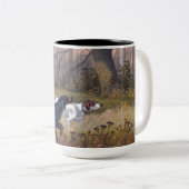 ポイントのゴードンセッター ツートーンマグカップ (正面右)