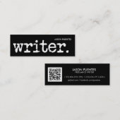 ポイントへのシンプルおよび スキニー名刺 (正面/裏面)