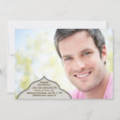 ポイントへ写真の卒業発表/招待状 招待状 (正面)