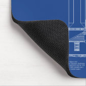 ポイントウィルソン灯台 – ワシントン – AD マウスパッド (コーナー)