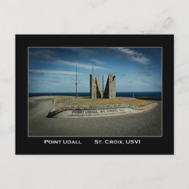 ポイントウダルセントクロワ米ヴァージン諸島 ポストカード