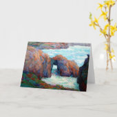 ポイントシンリンオオカミのアーチ カード (黄色い花)