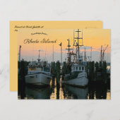 ポイントジュディスナラガンセットベイロードアイランド ポストカード (正面/裏面)