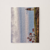 ポイントジュディスライトハウスアットロードアイランド ジグソーパズル (縦)