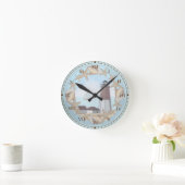 ポイントジュディスライトハウス ラウンド壁時計 (ホーム)