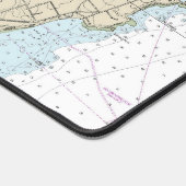 ポイントジュディス航海のハーバー図13219 デスクマット (コーナー)