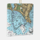 ポイントジュディス・ロードアイランド・チャート セラミックオーナメント (右)