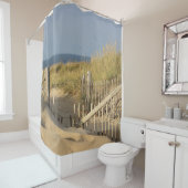 ポイントビーチを競争させる砂丘を通した道 シャワーカーテン (インサイチュ)