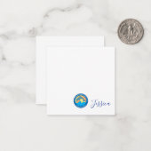 ポイントフェルミン小学校のロゴ ノートカード (正面/裏面インサイチュ)