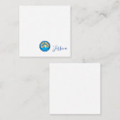 ポイントフェルミン小学校のロゴ ノートカード (正面/裏面)