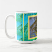 ポイントプレザントビーチからの挨拶NJマグ コーヒーマグカップ (左)