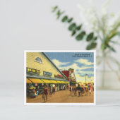 ポイントプレザントビーチボードウォーク1940s ポストカード (スタンド正面)