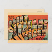 ポイントプレザントビーチNJグリーティングポストカード ポストカード (正面/裏面)