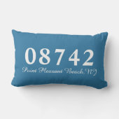 ポイントプレザントビーチNJ 08742枕、不動産仲介業者ギフト ランバークッション (裏面)