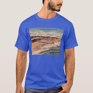 ポイントプレザントNJのビンテージビーチシーン Tシャツ