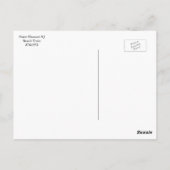 ポイントプレザントNJビーチトレインヴィンテージ ポストカード (裏面)