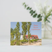 ポイントベティライトハウスオンレイクミシガン ポストカード (スタンド正面)