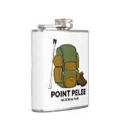 ポイントペリーナショナルパークオンタリオカナダバックパック フラスク (右)