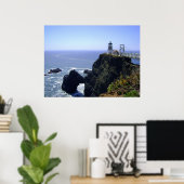 ポイントボニタヒストリックライトハウス ポスター (ホームオフィス)