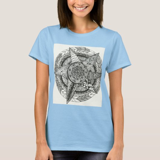 ポイントマンダラトップ Tシャツ (正面)